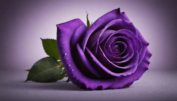 La rose violette : symbole de luxe et d'amour profond